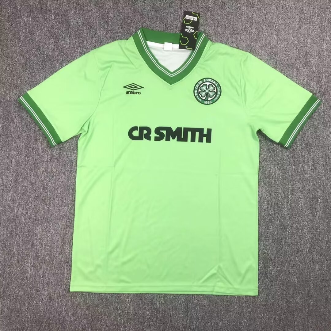 AAA Quality Celtic 1984 Away Green Soccer Jersey